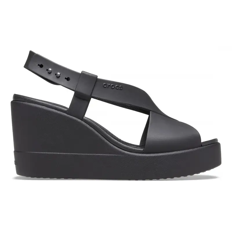 brooklyn high wedge w Black