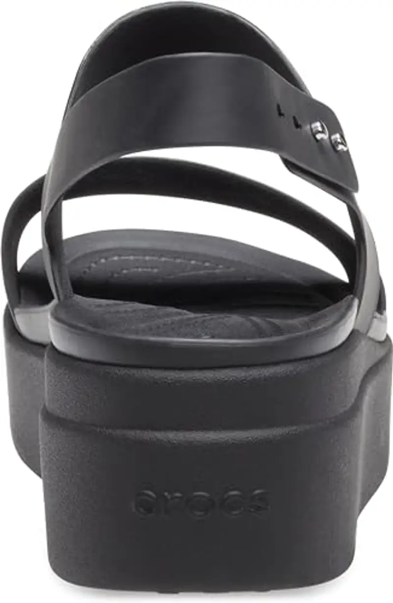 Crocs Brooklyn Low Wedge, Sandali Donna, Black/Black, 41/42 EU miniatura 2