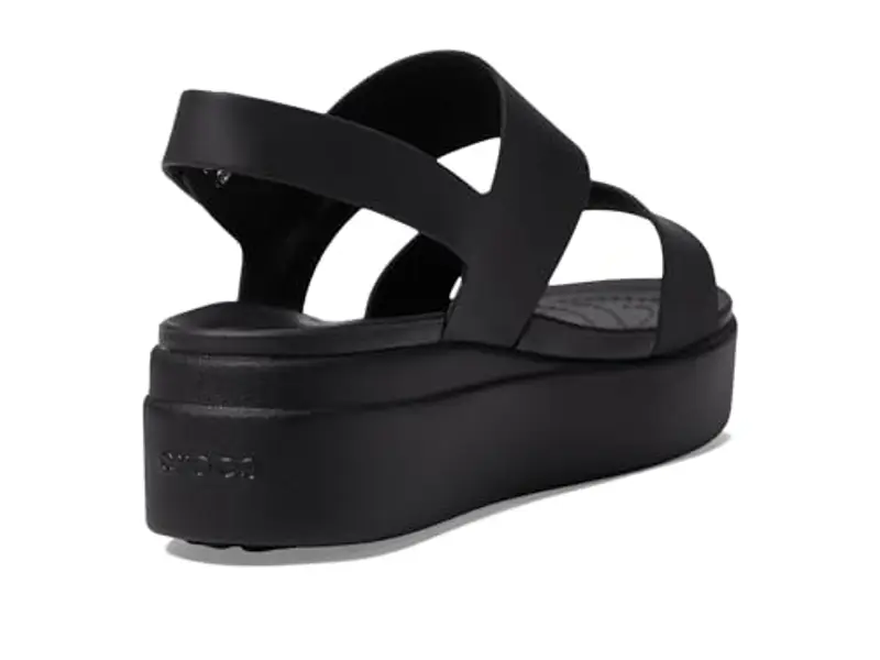 Crocs Brooklyn Low Wedge, Sandali Donna, Black/Black, 41/42 EU miniatura 3