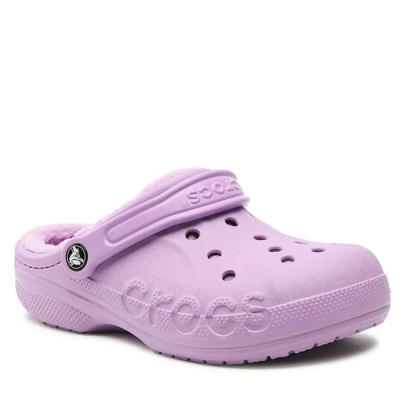 Ciabatte Crocs 9 Baby Lined Clog 205969-5Q5 Viola