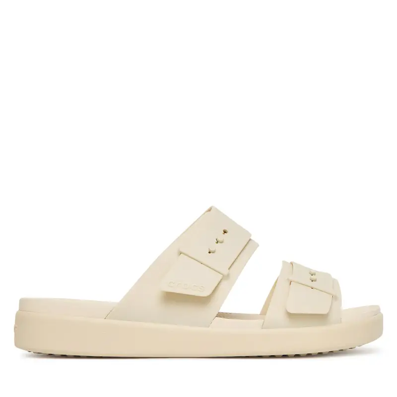 Ciabatte Crocs Brooklyn Buckle Low Low 211215 Écru Écru