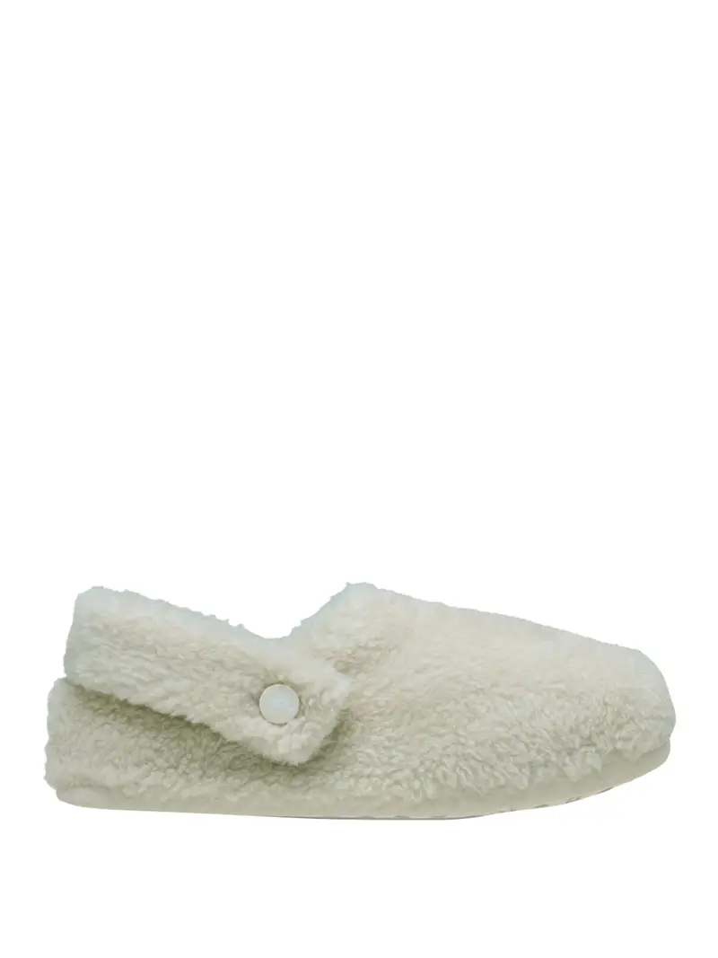 ciabatte crocs classic cozzzy slipper unisex - avorio