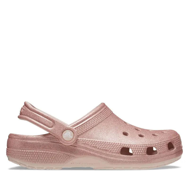 Ciabatte Crocs Classic Glitter Clog Quartz 205942 Rosa