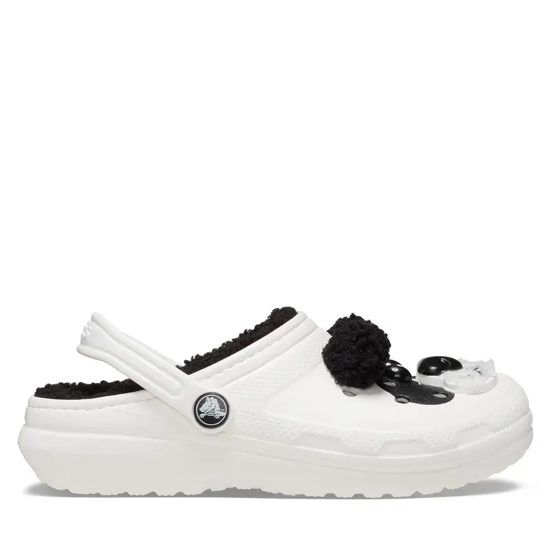 Ciabatte Crocs Classic Lined Iam Panda Bear Clog K 210400 Bianco