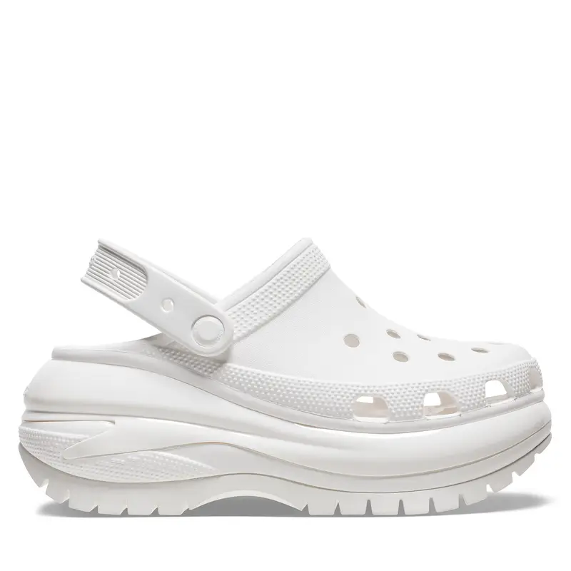 Ciabatte Crocs Classic Mega Crush Clog 207988 Bianco