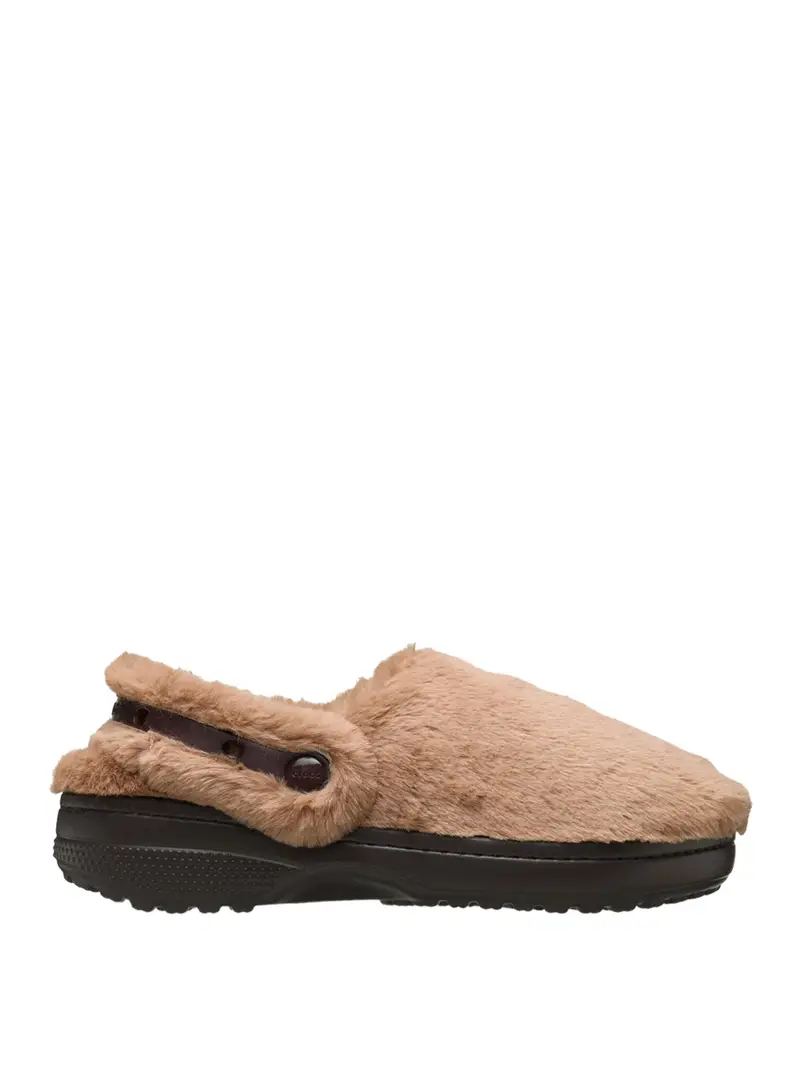 ciabatte crocs classic unfurgettable clog unisex - marrone