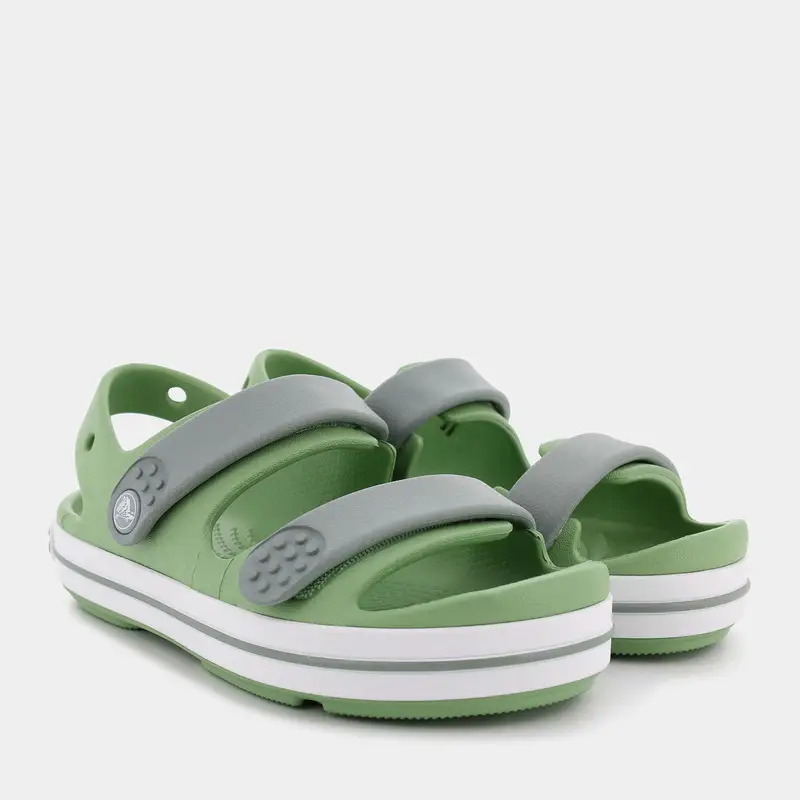 Ciabatte Crocs da Bambino, verde miniatura 2