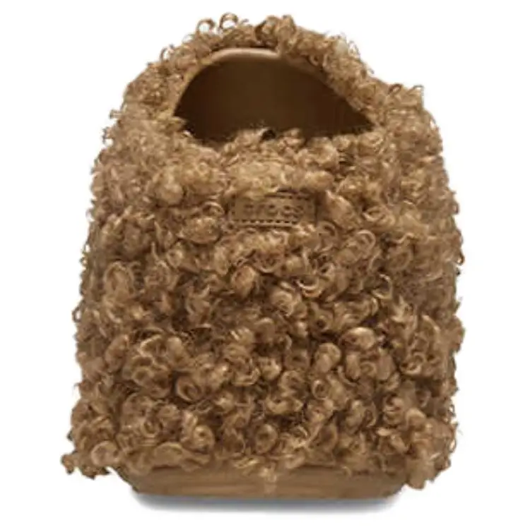 Ciabatte Crocs Eleganti Versatili EVA Anti-Usura a Punta Chiusa Ciabatte da Donna Marrone 210748-2EY 36-37 miniatura 4