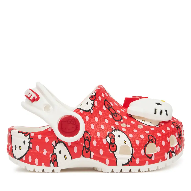 Ciabatte Crocs Hello Kitty Red Classic Clog T 210577 Multicolore