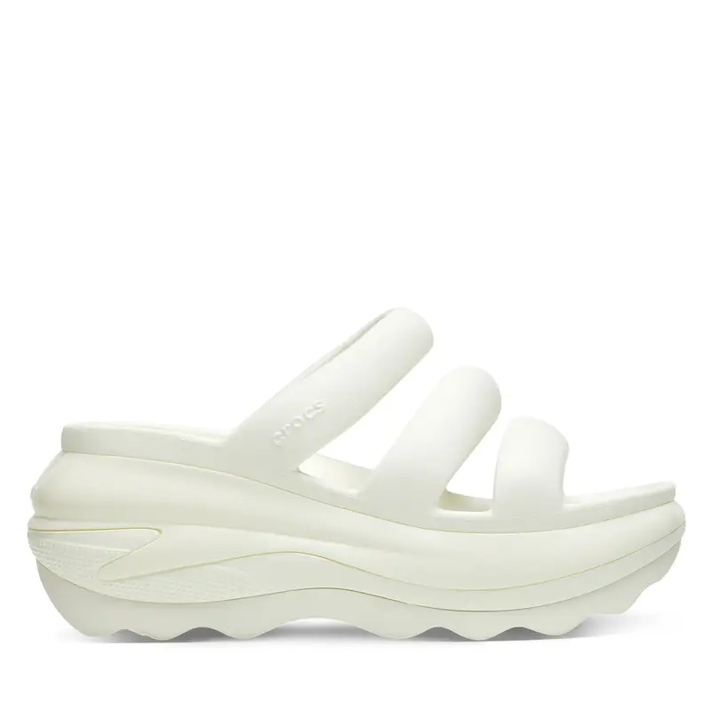 Ciabatte Crocs Mega Crush Triple Strap 209842 Écru Écru