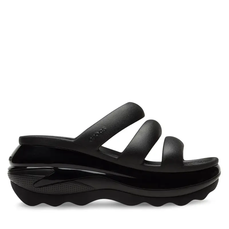 Ciabatte Crocs Mega Crush Triple Strap 209842 Nero