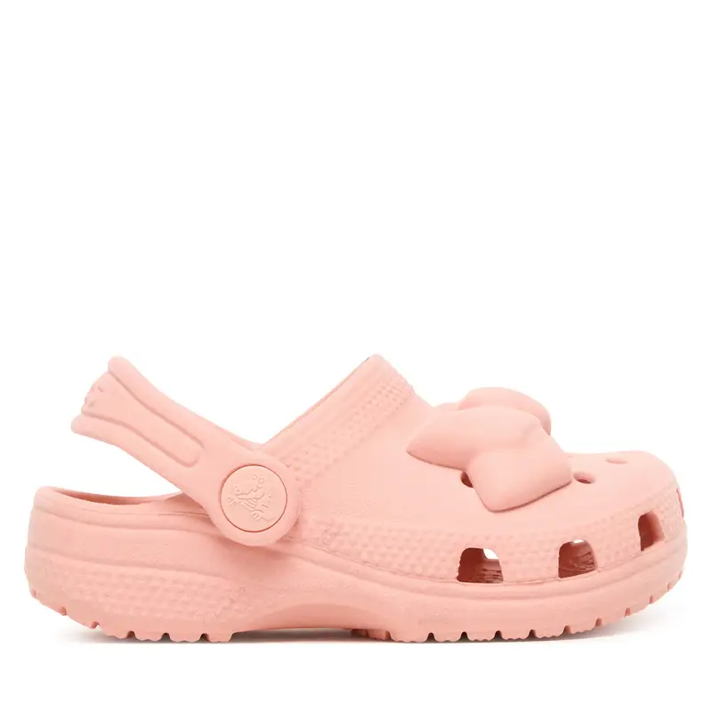 Ciabatte Crocs Toddler Classic Velvet Bow Clog 211887 Rosa