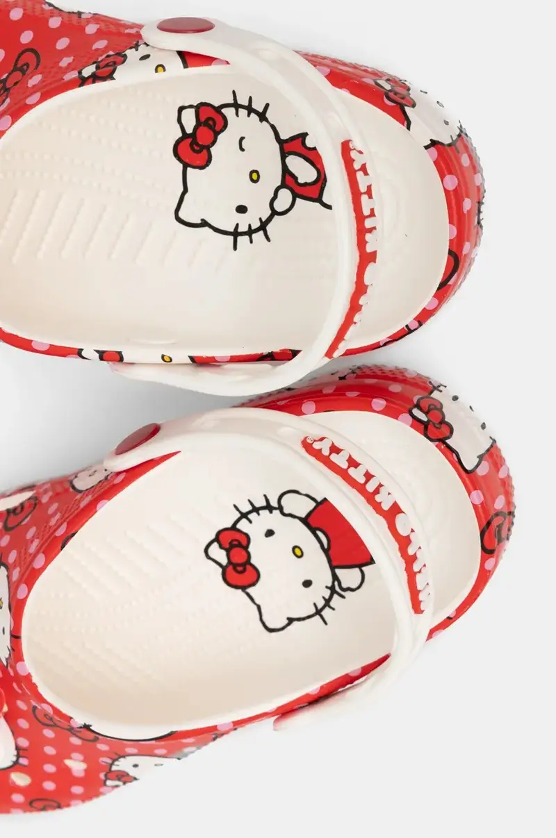 ciabatte slide Classic Hello Kitty Red Clog donna colore rosso 210575 miniatura 4