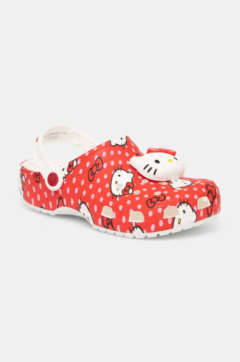 ciabatte slide Classic Hello Kitty Red Clog donna colore rosso 210575