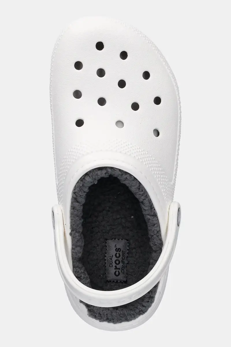 ciabatte slide Classic Lined Clog 203591 Bianco miniatura 4