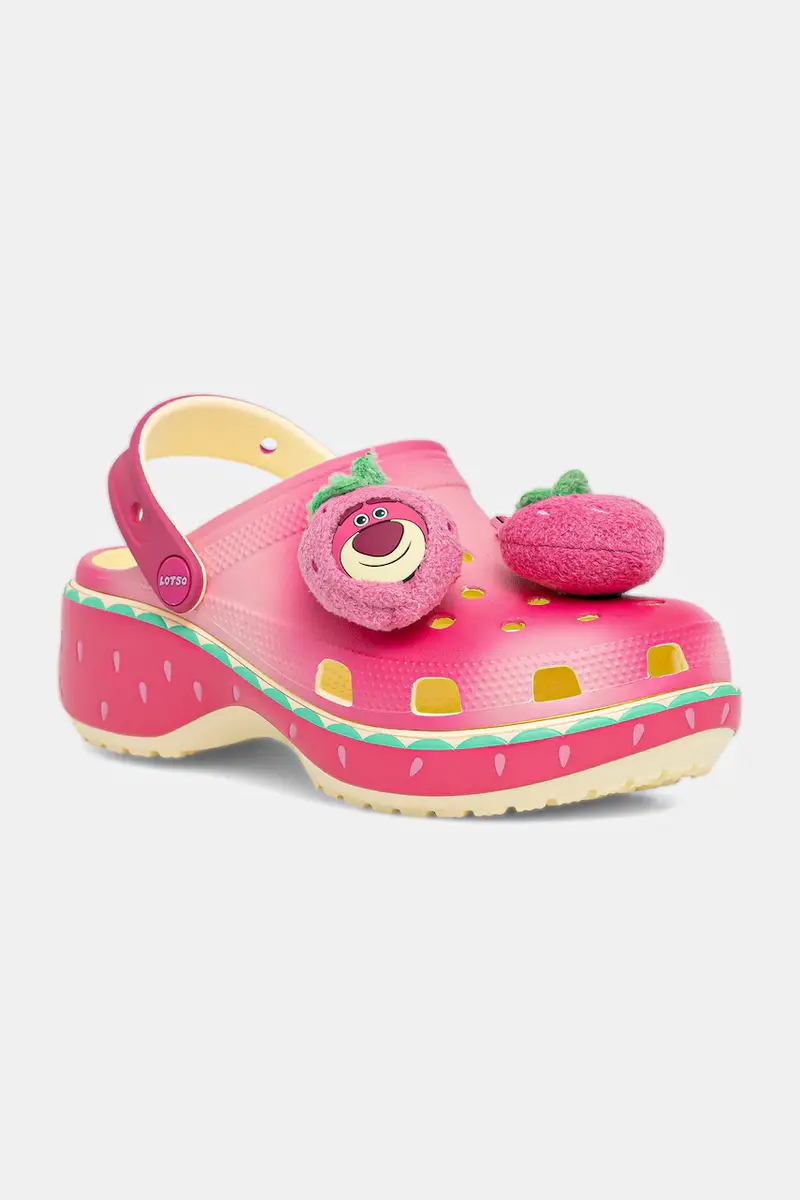 ciabatte slide Classic Lotso Platform Clog donna colore rosa 212240