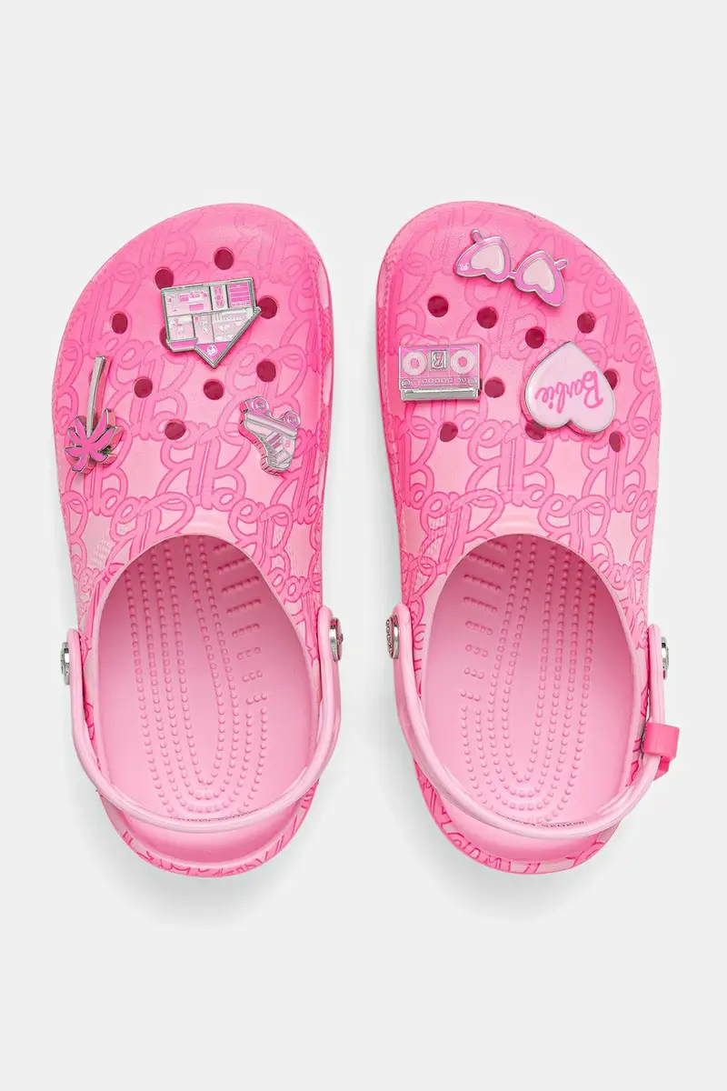 ciabatte slide Classic Mattel Pink Barbie Clog donna colore rosa 211405 miniatura 2