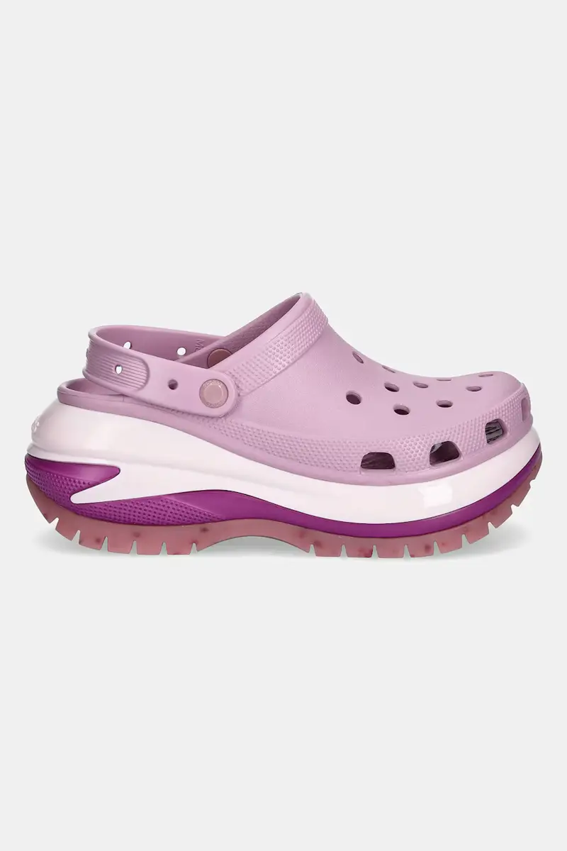 ciabatte slide Classic Mega Crush Clog donna colore violetto 207988.5BX miniatura 2