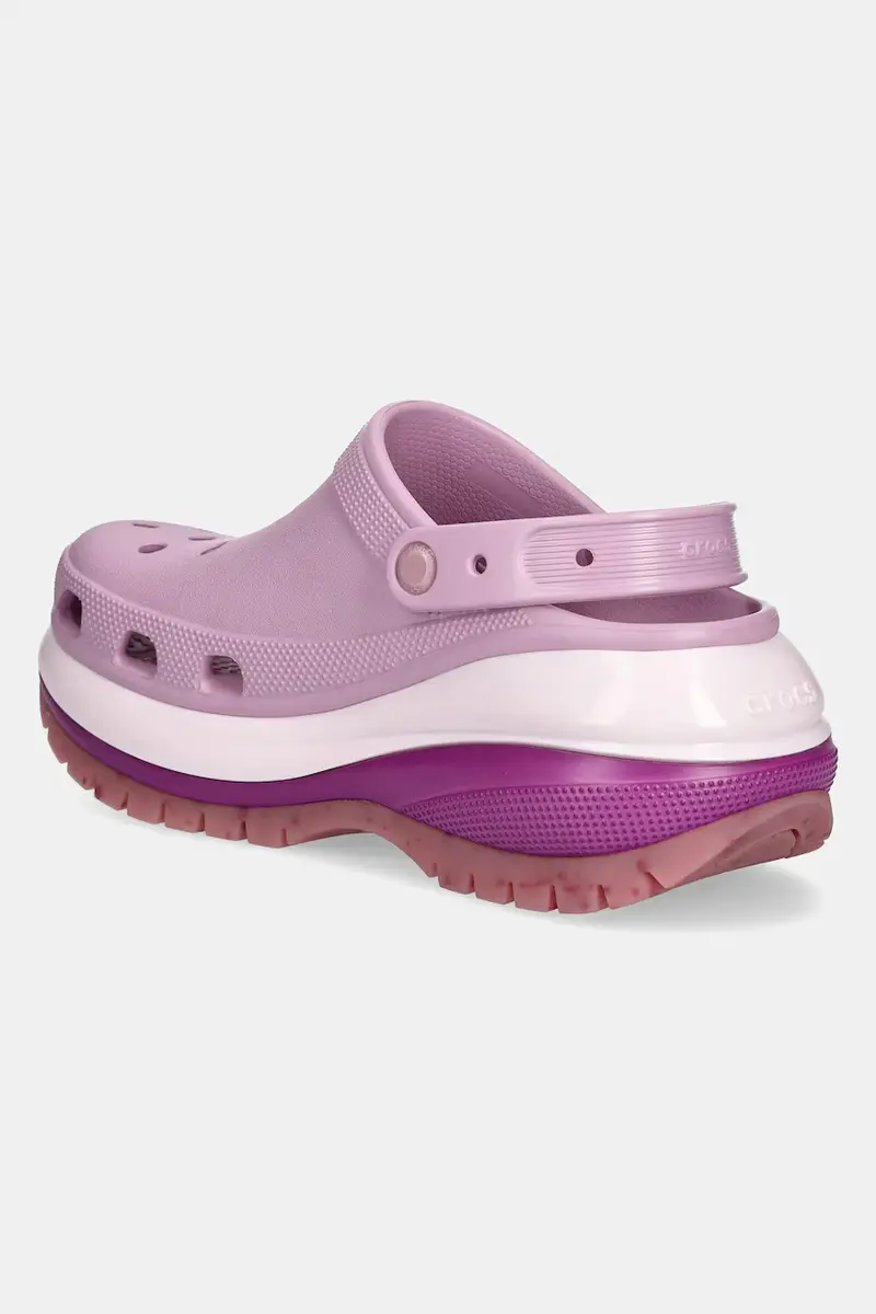ciabatte slide Classic Mega Crush Clog donna colore violetto 207988.5BX miniatura 3