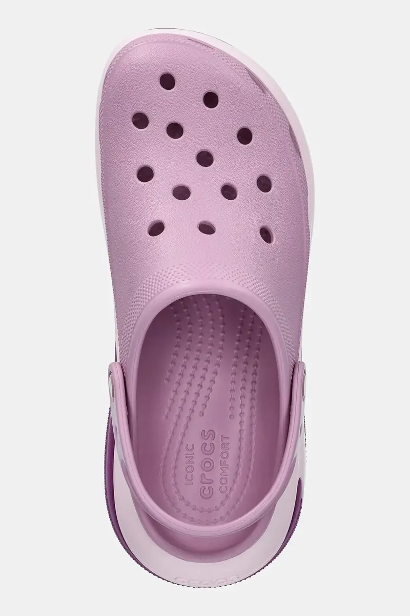 ciabatte slide Classic Mega Crush Clog donna colore violetto 207988.5BX miniatura 4