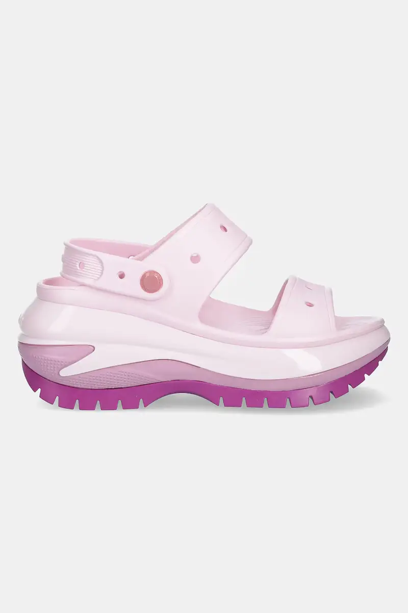 ciabatte slide Classic Mega Crush Sandal Rosa miniatura 2