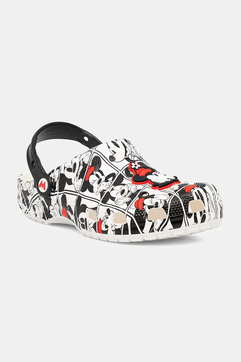 ciabatte slide Classic Mickey And Minnie Clog colore bianco 211483