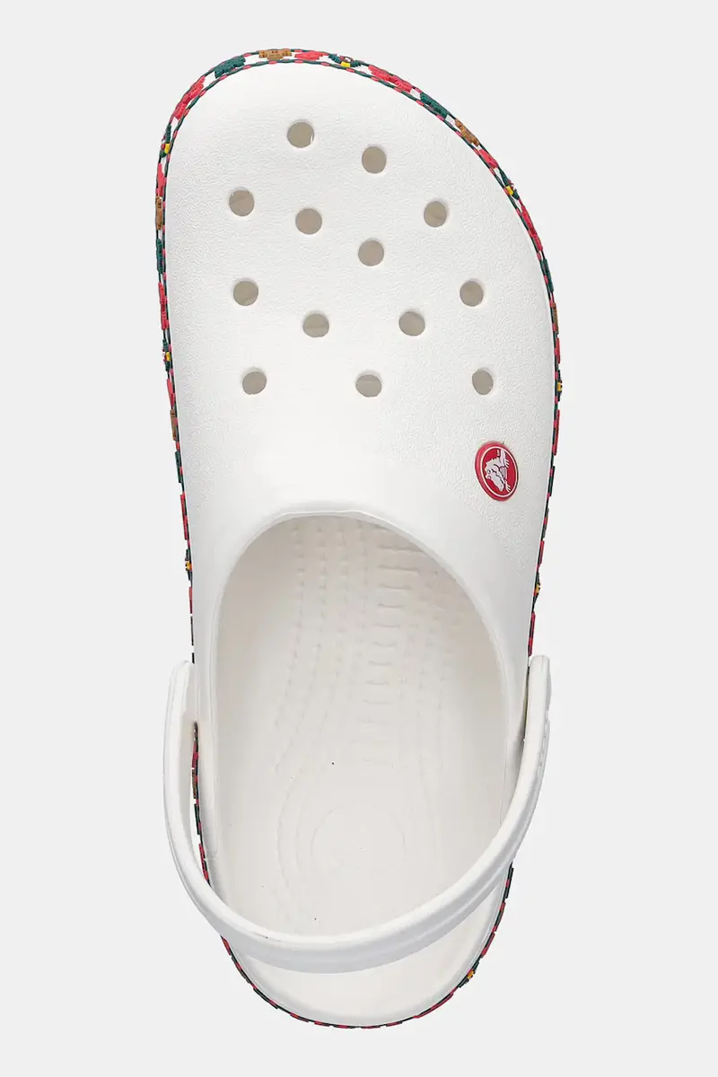 ciabatte slide Crocband Holiday Clog colore bianco 211921 miniatura 4