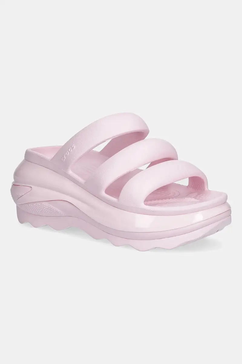 ciabatte slide Mega Crush Tripe Strap donna colore rosa 209842.6ZW