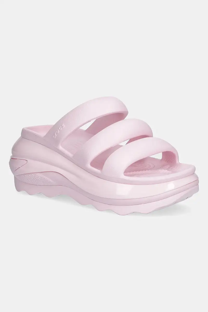 ciabatte slide Mega Crush Tripe Strap donna colore rosa 209842.6ZW