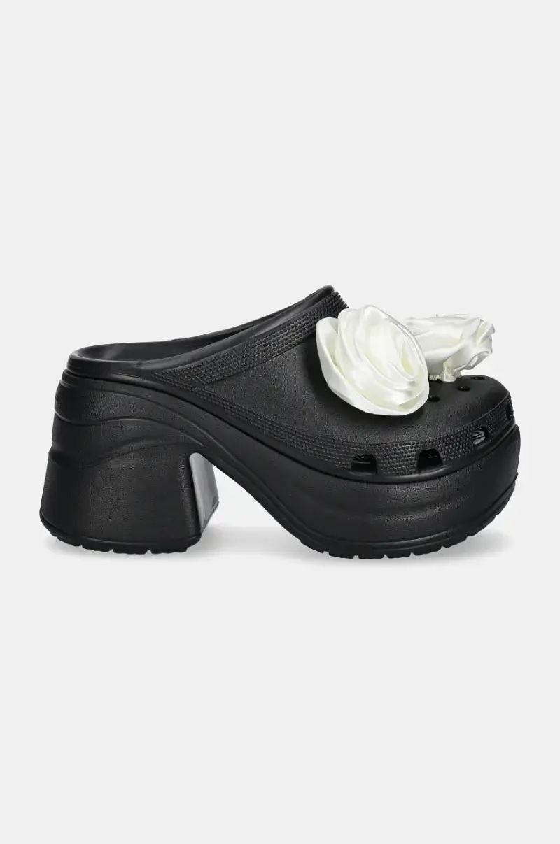 ciabatte slide Siren Rosette Clog donna colore nero 210367 miniatura 2
