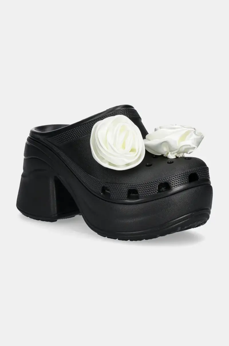 ciabatte slide Siren Rosette Clog donna colore nero 210367