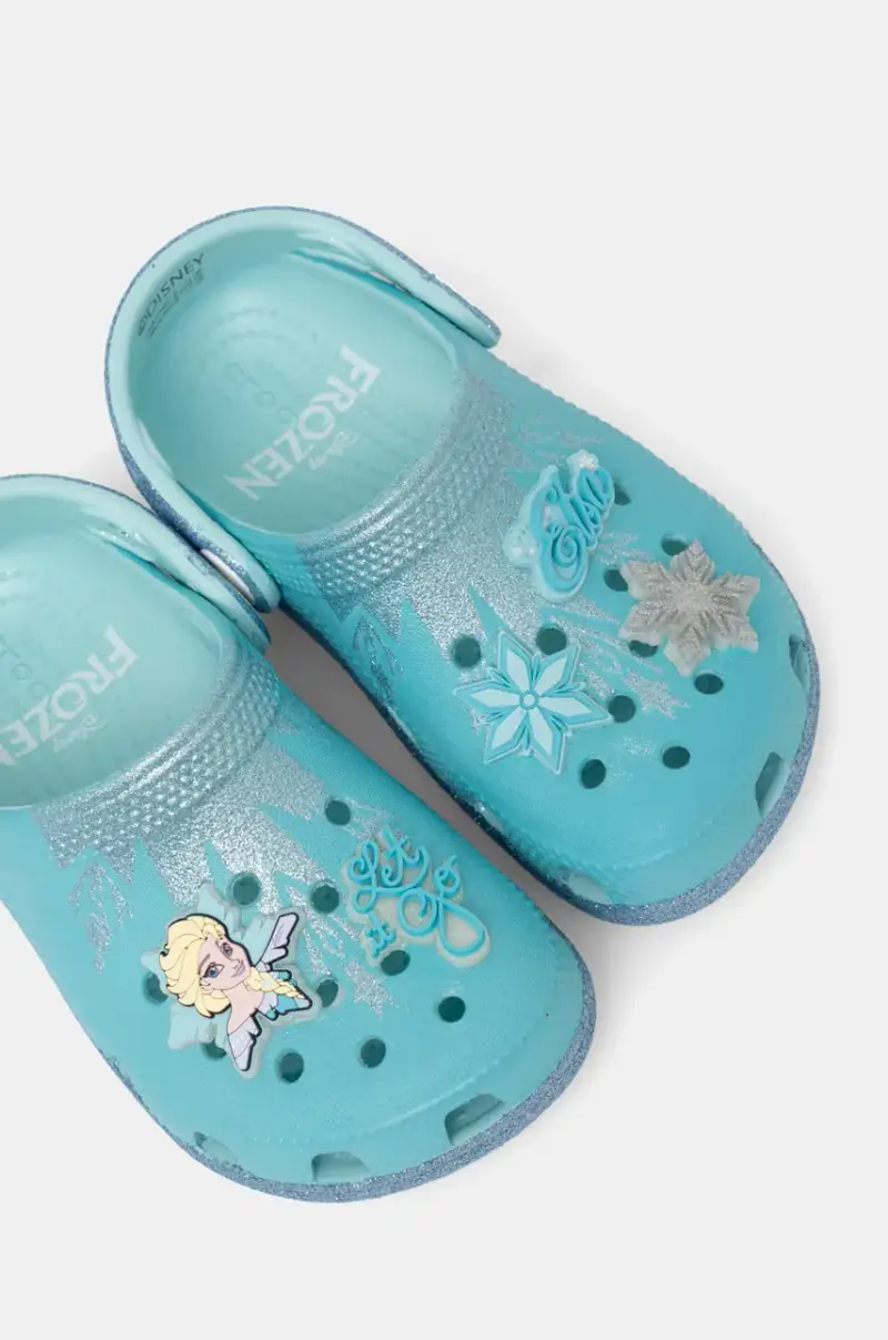 ciabattine per bambini CLASSIC FROZEN ELSA CLOG Turchese miniatura 4