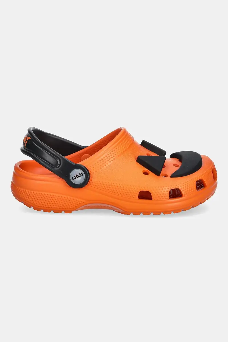 ciabattine per bambini CROCS CLASSIC JACK O LANTERN LIGHTS CLOG colore arancione 211685 miniatura 2