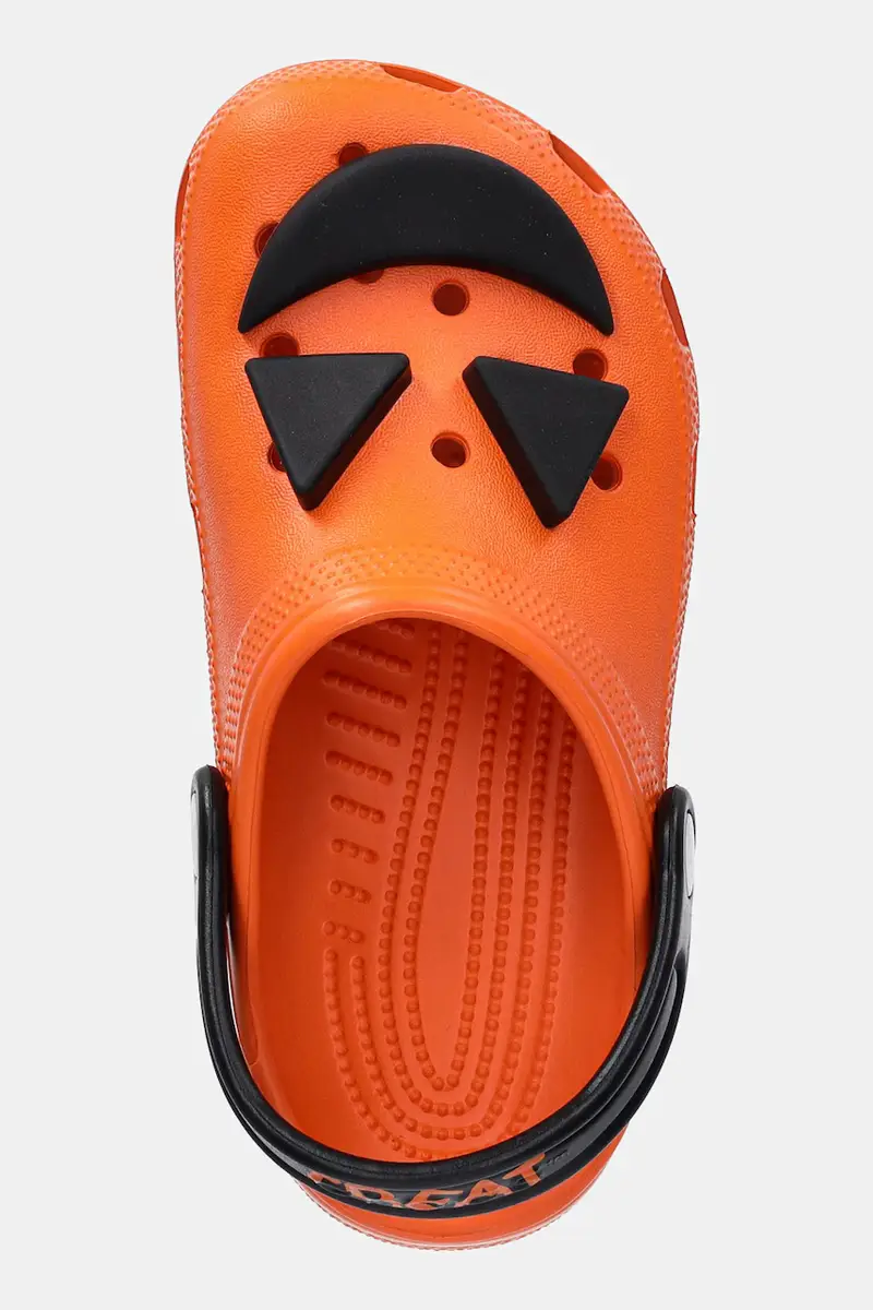 ciabattine per bambini CROCS CLASSIC JACK O LANTERN LIGHTS CLOG colore arancione 211685 miniatura 4