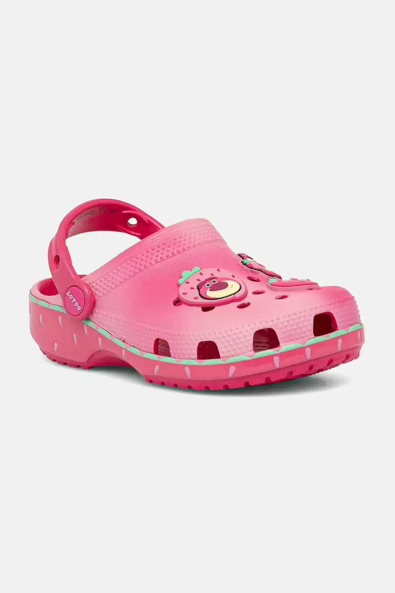 ciabattine per bambini CROCS CLASSIC LOTSO CLOG colore rosa 212241