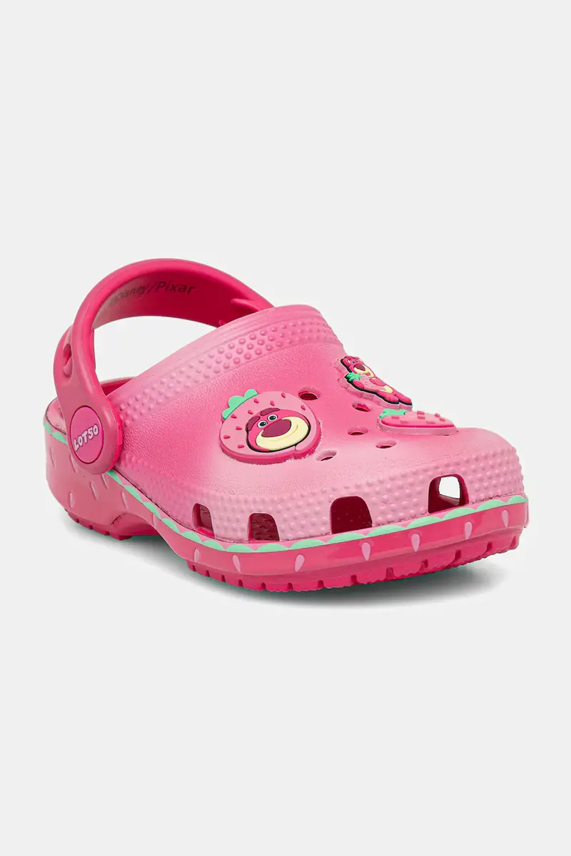ciabattine per bambini CROCS CLASSIC LOTSO CLOG colore rosa 212242
