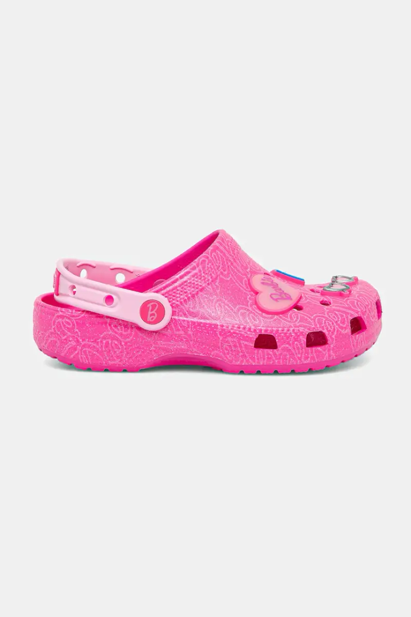 ciabattine per bambini CROCS CLASSIC MATTEL PINK BARBIE CLOG colore rosa 211406 miniatura 3