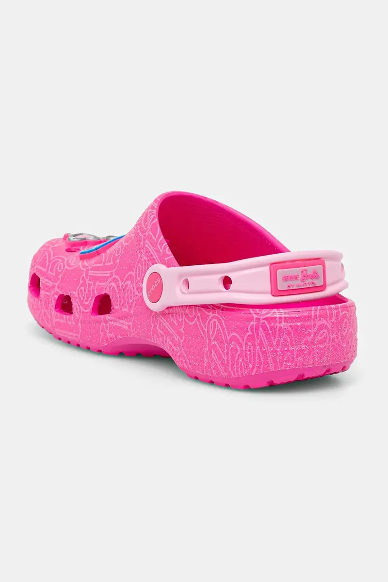 ciabattine per bambini CROCS CLASSIC MATTEL PINK BARBIE CLOG colore rosa 211406 miniatura 4
