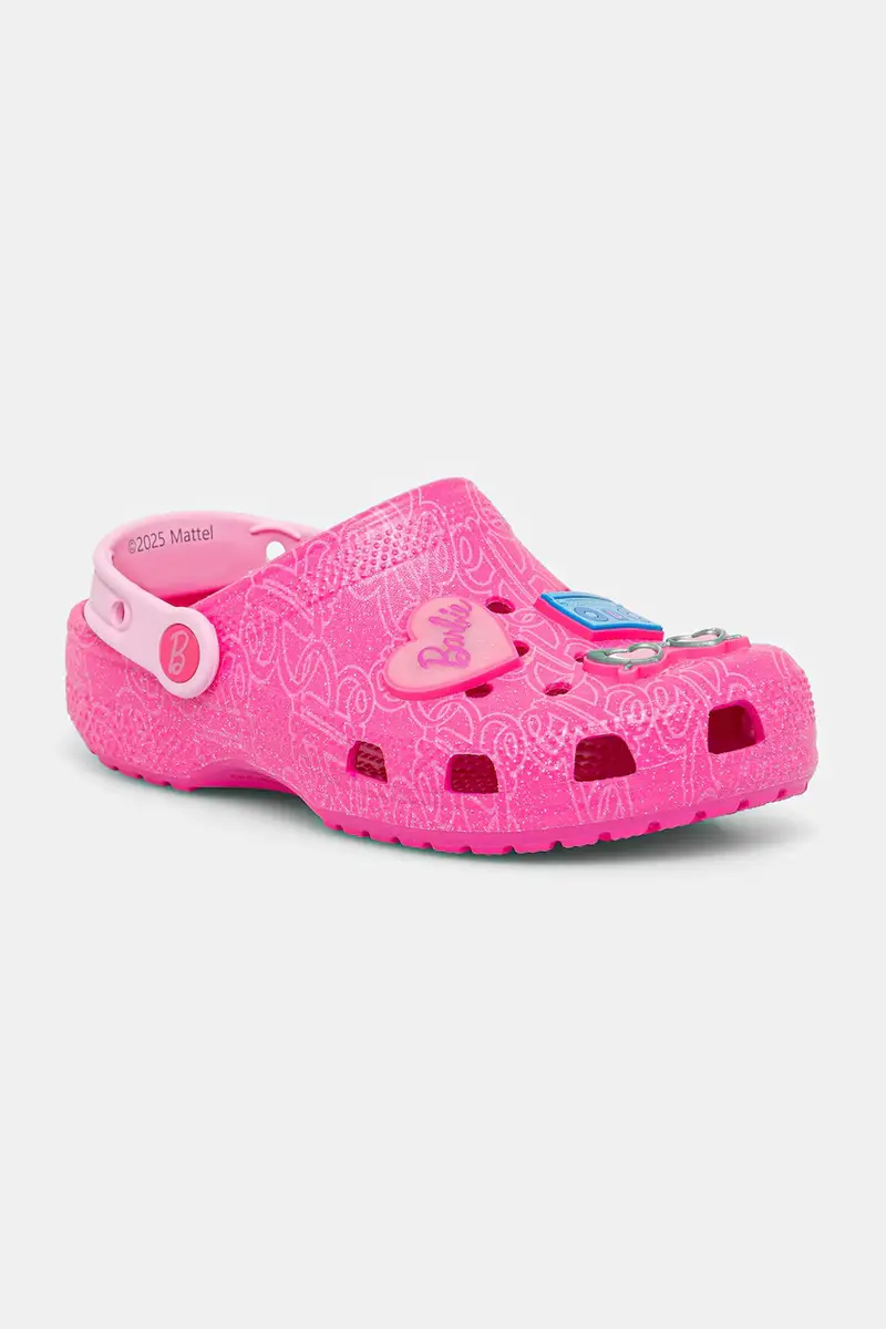 ciabattine per bambini CROCS CLASSIC MATTEL PINK BARBIE CLOG colore rosa 211406