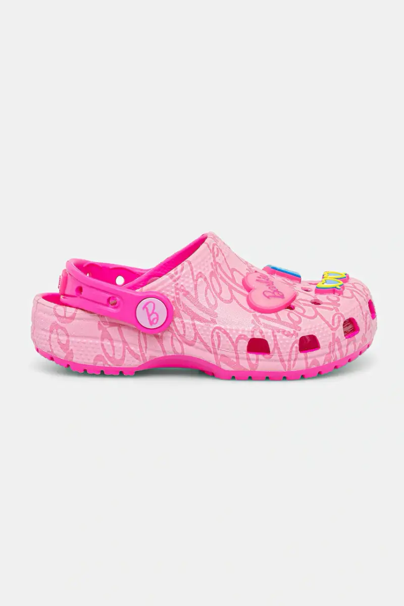 ciabattine per bambini CROCS CLASSIC MATTEL PINK BARBIE CLOG colore rosa 211407 miniatura 3