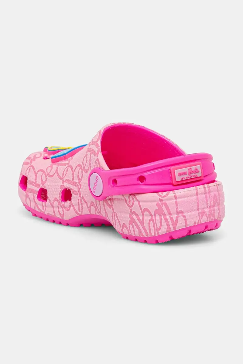 ciabattine per bambini CROCS CLASSIC MATTEL PINK BARBIE CLOG colore rosa 211407 miniatura 4