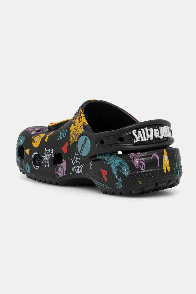 ciabattine per bambini CROCS CLASSIC NIGHTMARE MULTI CLOG colore nero 211421 miniatura 4