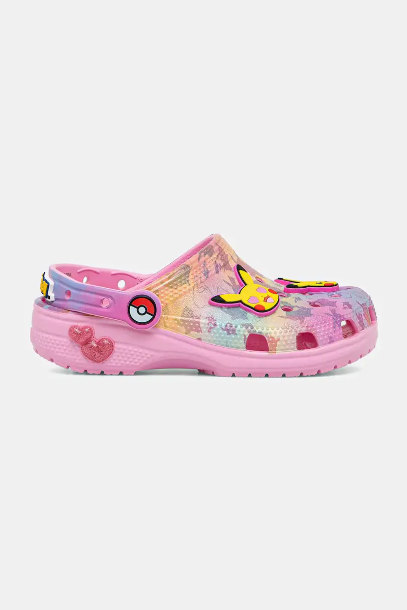 ciabattine per bambini CROCS CLASSIC PIKACHU PINK CLOG colore rosa 211229 miniatura 3