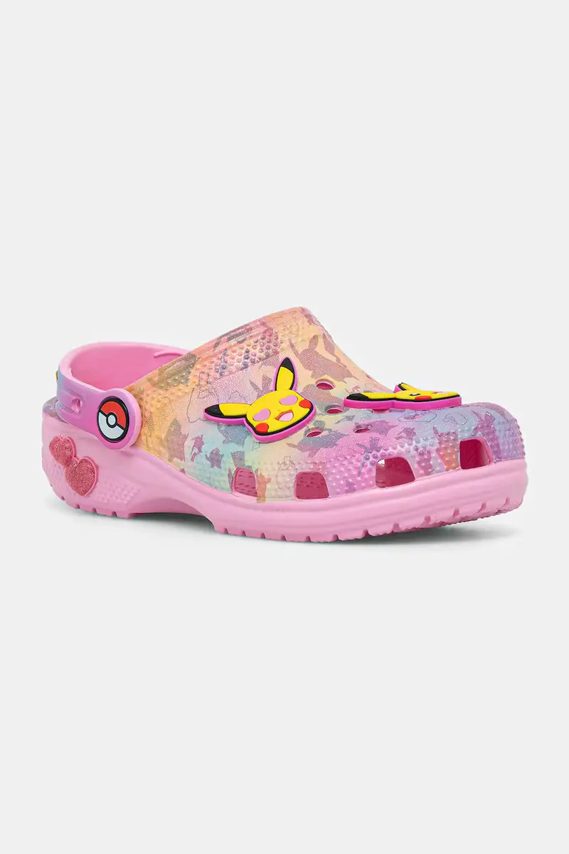 ciabattine per bambini CROCS CLASSIC PIKACHU PINK CLOG colore rosa 211229