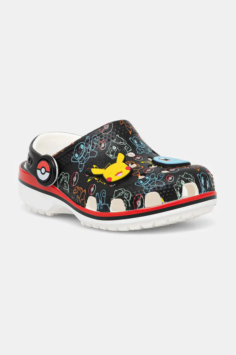 ciabattine per bambini CROCS CLASSIC POKEMON PRINT CLOG colore nero 211345