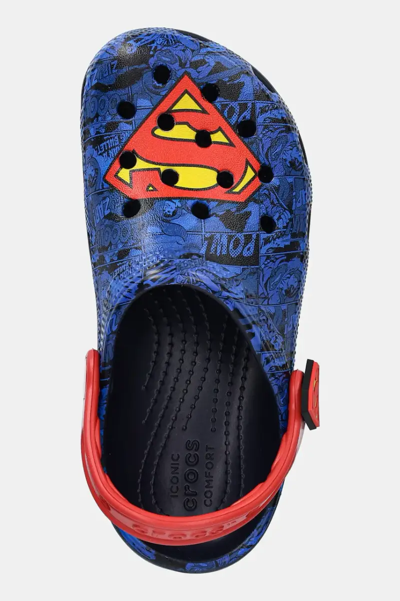 ciabattine per bambini CROCS CLASSIC SUPERMAN CLOG colore blu 211132 miniatura 4