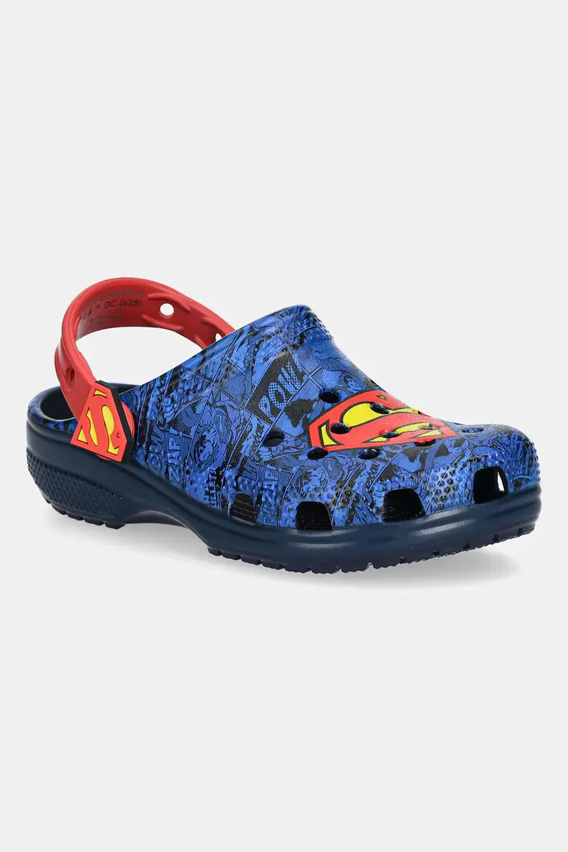 ciabattine per bambini CROCS CLASSIC SUPERMAN CLOG colore blu 211132