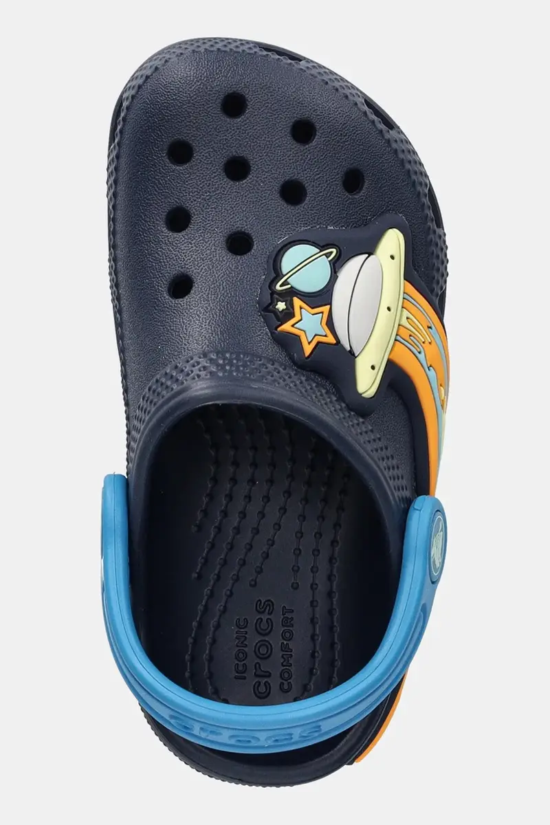 ciabattine per bambini CROCS CLASSIC UFO LIGHTS CLOG Blu navy miniatura 4