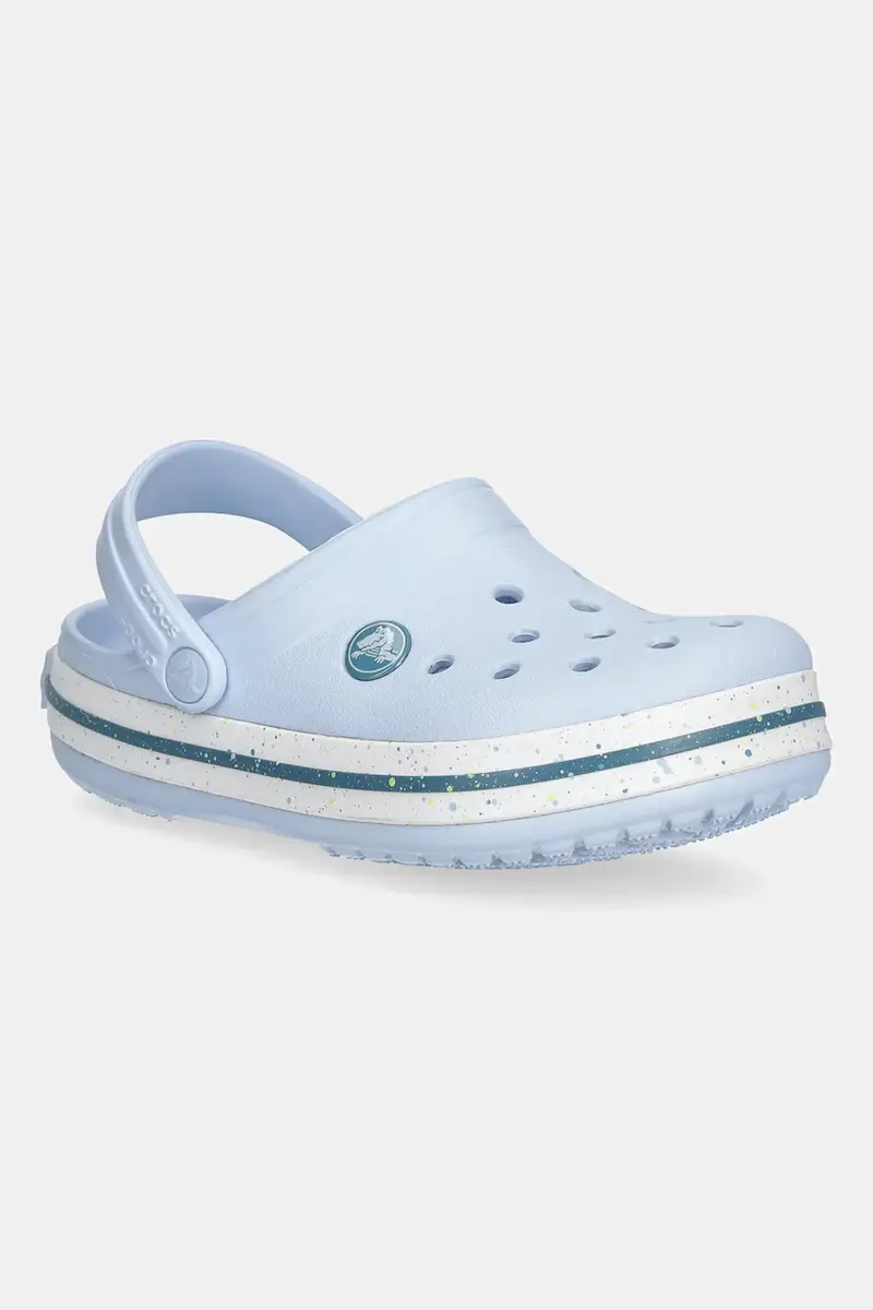 ciabattine per bambini CROCS CROCBAND SPECKLED BAND CLOG colore blu 211645
