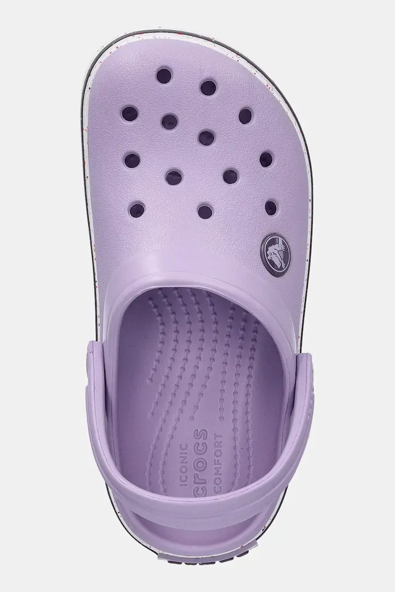 ciabattine per bambini CROCS CROCBAND SPECKLED BAND CLOG colore violetto 211645 miniatura 4